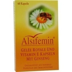 Abbildung von Alsifemin Gelee Royale U. Vit. E. Kaps. M. Ginseng Kapseln
