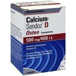Abbildung klein von Calcium Sandoz D Osteo 500mg/400i.E. Kautablette