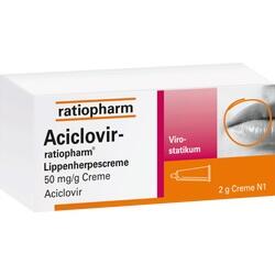 Abbildung von Aciclovir-ratiopharm Lippenherpescreme