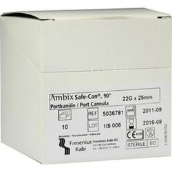 Abbildung von Ambix Safe-can Portpunktionskan. Gebogen 22gx25mm Kanülen