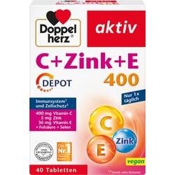 Abbildung von Doppelherz C+zink+e Depot Tabletten