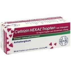 Abbildung von Cetirizin Hexal Tropfen Bei Allergien