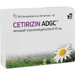Abbildung von Cetirizin-adgc Filmtabletten