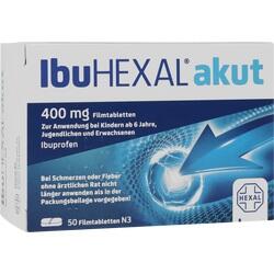 Abbildung von Ibuhexal Akut 400mg Filmtabletten