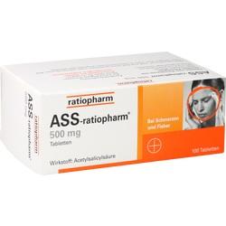 Abbildung von Ass-ratiopharm 500mg Tabletten