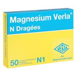 Abbildung klein von Magnesium Verla N Dragees 