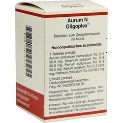 Abbildung von Aurum N Oligoplex Tabl Tabletten