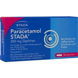 Abbildung klein von Paracetamol Stada 250mg Zäpfchen