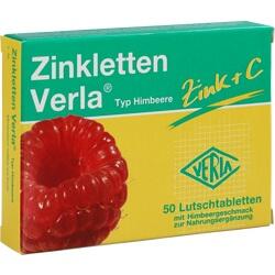 Abbildung von Zinkletten Verla Himbeere Lutschtabletten