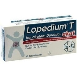 Abbildung von Lopedium T Akut Bei Akutem Durchfall Tabletten