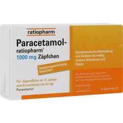 Abbildung klein von Paracetamol-Ratiopharm 1000mg Zpfchen