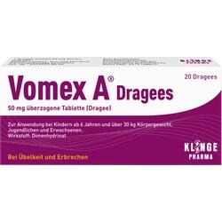 Abbildung von Vomex A Dragees N Tabletten