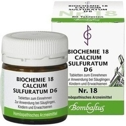 Abbildung klein von Biochemie 18 Calcium Sulfuratum D 6
