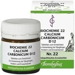 Abbildung klein von Biochemie 22 Calcium Carbonicum D12