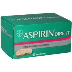 Abbildung von Aspirin Direkt Kautabletten