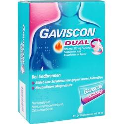 Abbildung von Gaviscon Dual 500mg 213mg 325mg Suspension