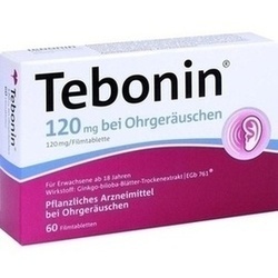 Abbildung von Tebonin 120 Mg Bei Ohrgeräuschen Filmtabletten