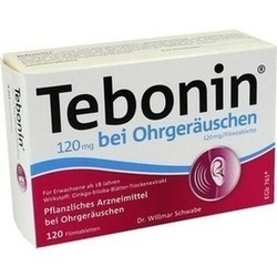 Abbildung von Tebonin 120 Mg Bei Ohrgeräuschen Filmtabletten