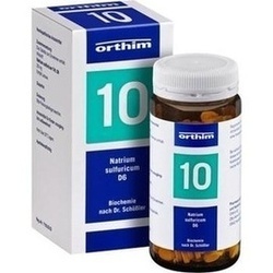 Abbildung von Biochemie Orthim Nr10 Natrium Sulfuricum D 6 Tabletten