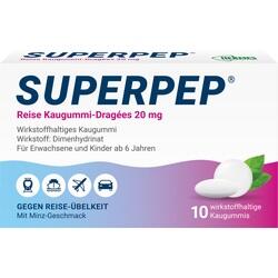 Abbildung von Superpep Reise Kaugummi Dragees 20mg Kda