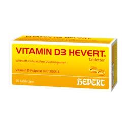 Abbildung von Vitamin D 3 Hevert Tabletten