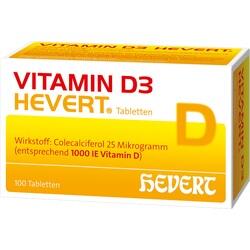 Abbildung von Vitamin D 3 Hevert Tabletten