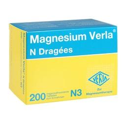 Abbildung von Magnesium Verla N Dragees Tabletten