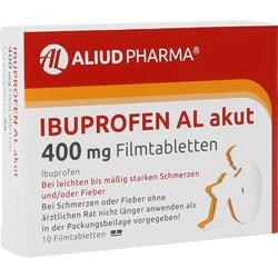 Abbildung von Ibuprofen Al Akut 400mg Filmtabletten