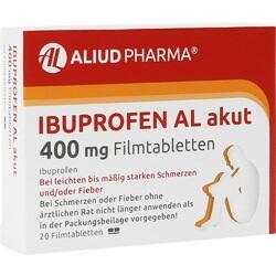 Abbildung von Ibuprofen Al Akut 400mg Filmtabletten