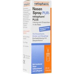Abbildung von Nasenspray Pur-ratiopharm Plus Nasendosierspray
