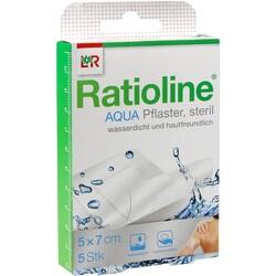 Abbildung von Ratioline Aqua Duschpflaster Plus 5x7cm Steril