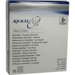 Abbildung von Aquacel Ag 10x10cm Kompressen