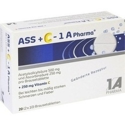 Abbildung von Ass + C - 1 A Pharma Brausetabletten