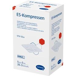 Abbildung klein von Es-Kompressen Steril 5x5cm Großpackung 12fach