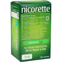 Abbildung von Nicorette 2mg Freshmint Kaugummi