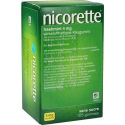 Abbildung von Nicorette 4mg Freshmint Kaugummi