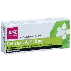 Abbildung klein von Cetirizin Abz 10mg Filmtabletten