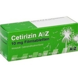 Abbildung klein von Cetirizin Abz 10mg Filmtabletten