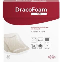Abbildung klein von Dracofoam Haft Schaumstoff Wundauflage 7.5x7.5cm