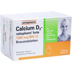 Abbildung von Calcium D3-ratiopharm Forte Brausetabletten