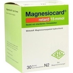 Abbildung klein von Magnesiocard Retard 15mmol Btl.mit Retard. Filmtabletten