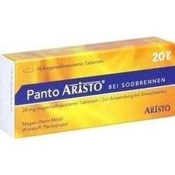 Abbildung von Panto Aristo Bei Sodbrennen 20mg Msr. Tabletten
