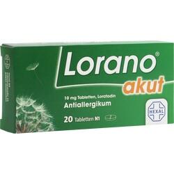Abbildung von Lorano Akut Tabletten