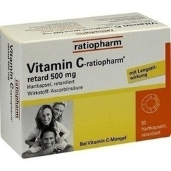 Abbildung von Vitamin C-ratiopharm Retard 500mg Retardkapseln