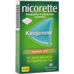 Abbildung klein von Nicorette 4mg Freshfruit Kaugummi