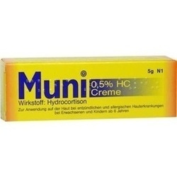 Abbildung klein von Muni 0.5% Hc Creme