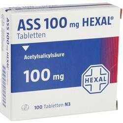 Abbildung von Ass 100 Hexal Tabletten