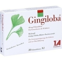 Abbildung von Gingiloba Filmtabletten