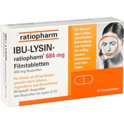 Abbildung von Ibu-lysin-ratiopharm 684mg Filmtabletten