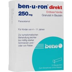 Abbildung klein von Ben-U-Ron Direkt 250mg Granulat Erdbeer/Vanille